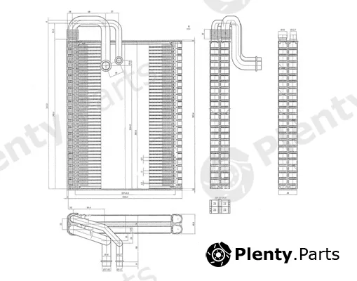 Hart 642486 — Evaporator, air conditioning