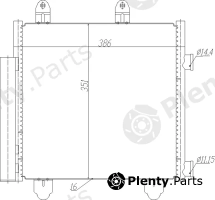 Hart 623851 — Condenser, air conditioning