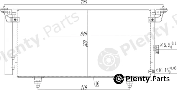 Hart 621615 — Condenser, air conditioning