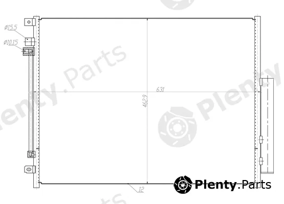 Hart 637010 — Condenser, air conditioning