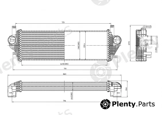 Hart 644160 — Charge Air Cooler