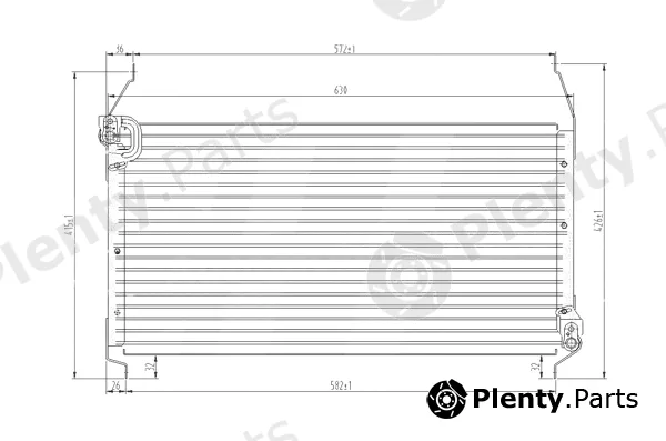 Hart 606462 — Condenser, air conditioning