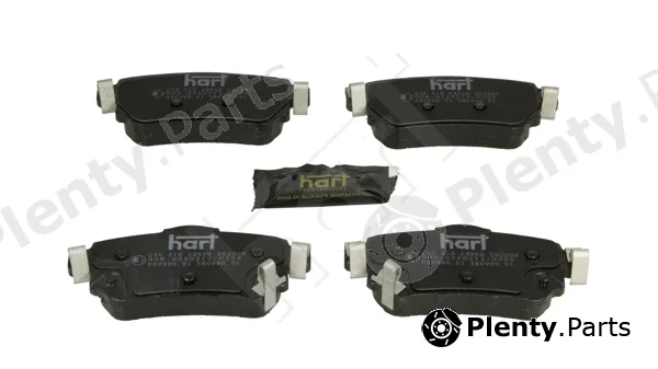 Hart 256510 — Brake Pad Set, disc brake PREMIUM LINE