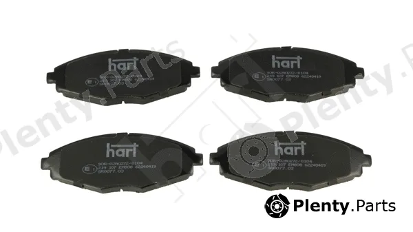 Hart 219107 — Brake Pad Set, disc brake