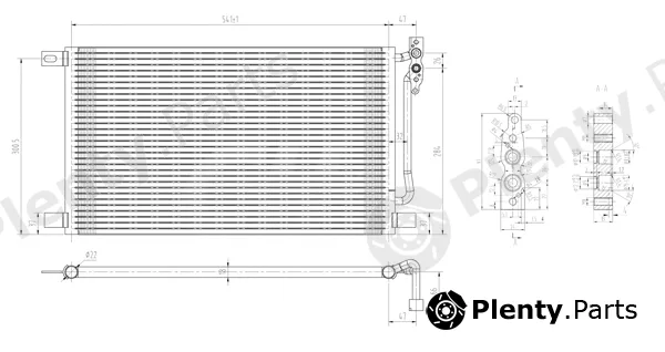 Hart 606056 — Condenser, air conditioning