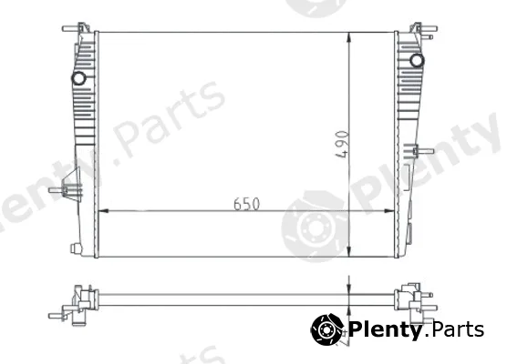 Hart 611193 — Radiator, engine cooling