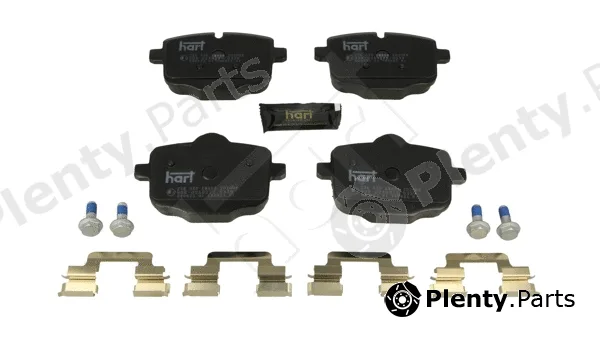 Hart 256550 — Brake Pad Set, disc brake PREMIUM LINE