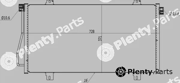 Hart 611207 — Condenser, air conditioning