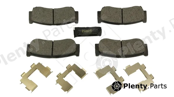 Hart 260767 — Brake Pad Set, disc brake PREMIUM LINE