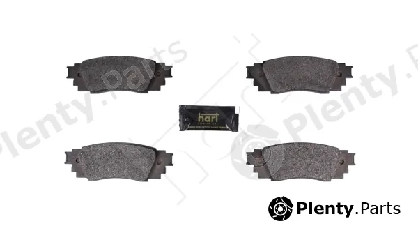 Hart 261827 — Brake Pad Set, disc brake PREMIUM LINE