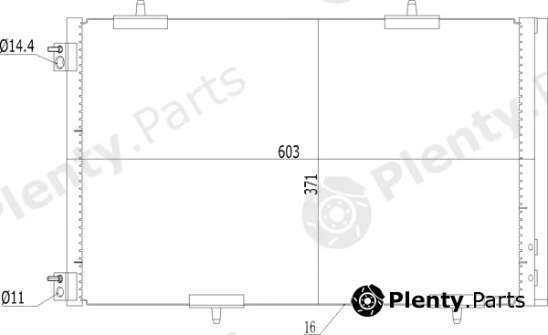 Hart 621611 — Condenser, air conditioning