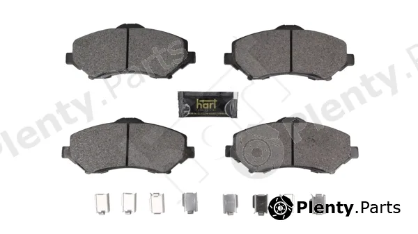 Hart 260838 — Brake Pad Set, disc brake PREMIUM LINE