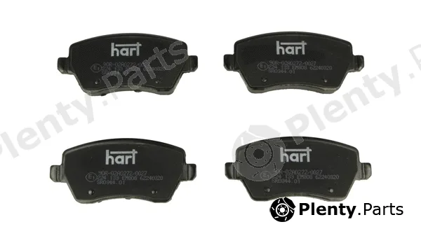 Hart 224133 — Brake Pad Set, disc brake