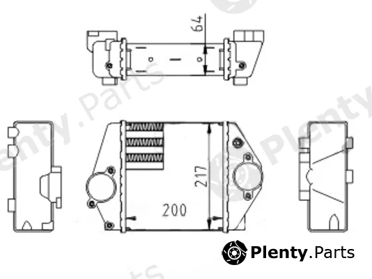 Hart 612084 — Charge Air Cooler