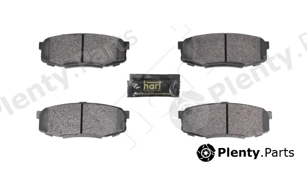 Hart 261751 — Brake Pad Set, disc brake PREMIUM LINE