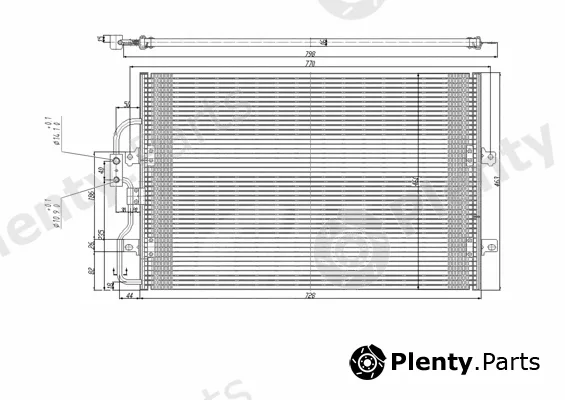 Hart 606152 — Condenser, air conditioning