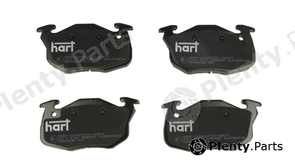 Hart 221412 — Brake Pad Set, disc brake