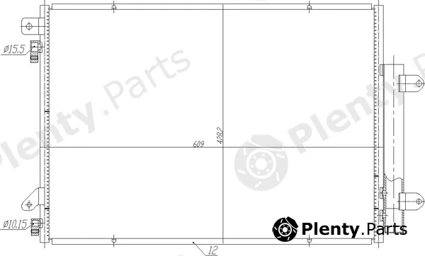 Hart 725105 — Condenser, air conditioning
