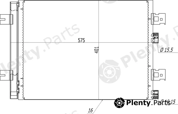 Hart 614529 — Condenser, air conditioning