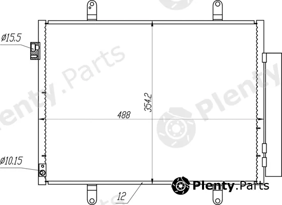 Hart 645303 — Condenser, air conditioning