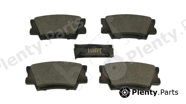 Hart 260748 — Brake Pad Set, disc brake PREMIUM LINE