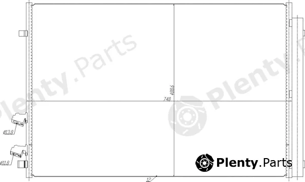 Hart 645278 — Condenser, air conditioning