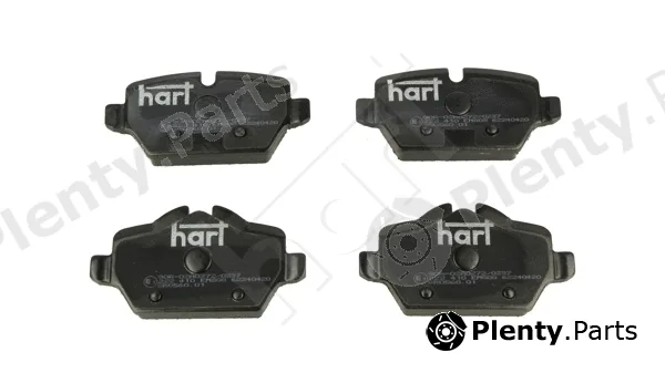 Hart 222410 — Brake Pad Set, disc brake
