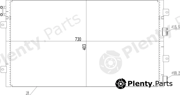 Hart 606077 — Condenser, air conditioning