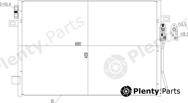 Hart 619544 — Condenser, air conditioning