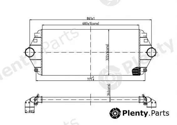 Hart 603898 — Charge Air Cooler