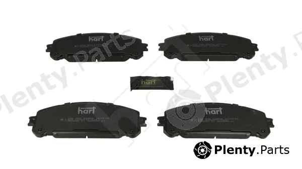 Hart 256502 — Brake Pad Set, disc brake PREMIUM LINE