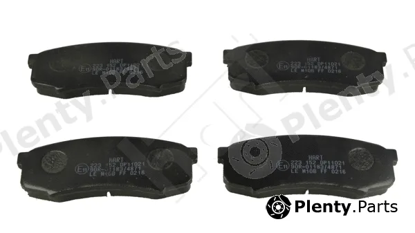 Hart 223152 — Brake Pad Set, disc brake