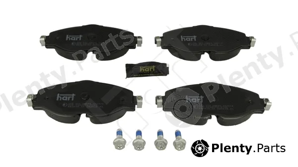 Hart 258572 — Brake Pad Set, disc brake PREMIUM LINE