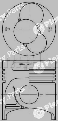 Izumi HMPT161890B — Piston