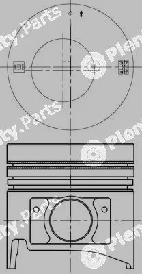 Izumi MFPS72062WAL2 — Piston