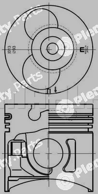 Izumi IMPA866100 — Piston