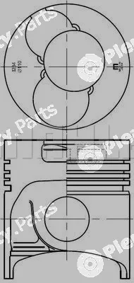 Izumi HMPT161771B — Piston