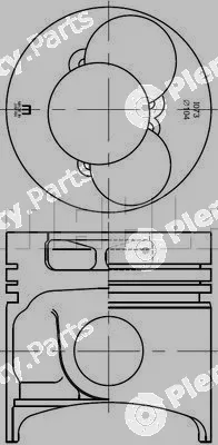 Izumi HMPT161460E — Piston