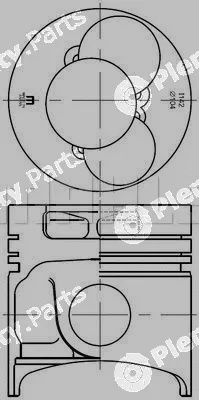Izumi HMPT161470E — Piston