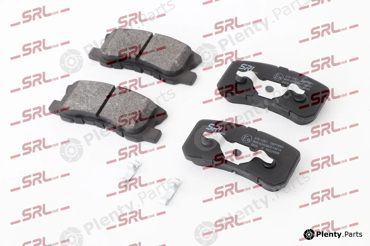SRLine S70-1361 — Brake Pad Set, disc brake