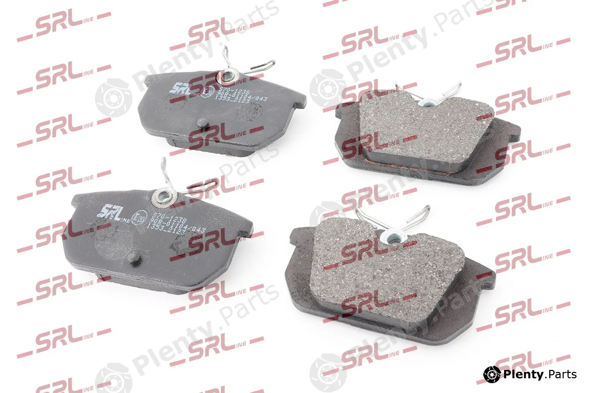 SRLine S70-1238 — Brake Pad Set, disc brake