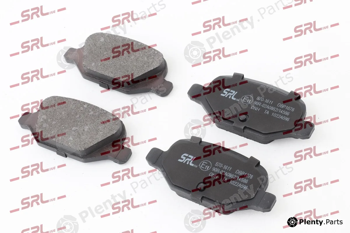 SRLine S70-1611 — Brake Pad Set, disc brake