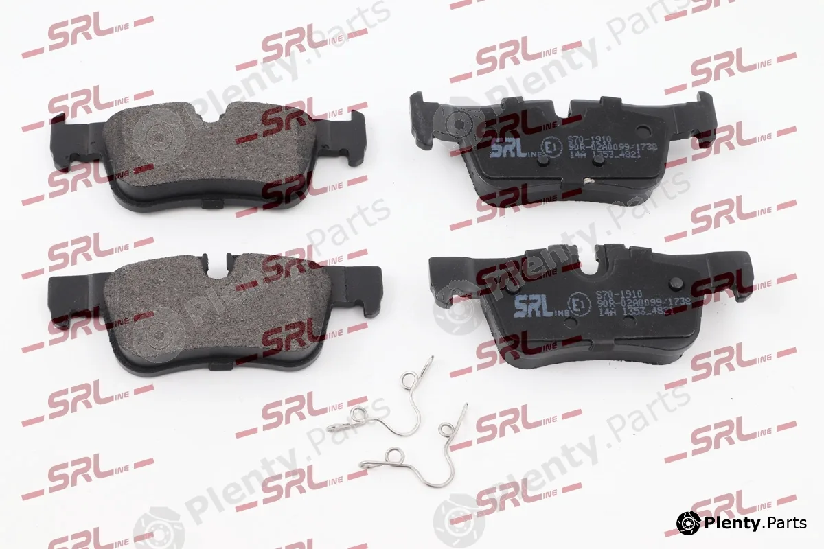 SRLine S70-1910 — Brake Pad Set, disc brake