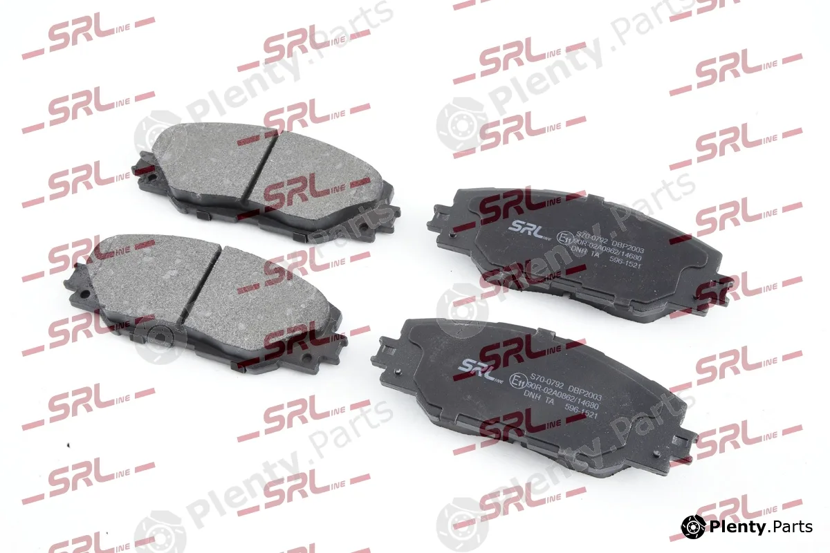 SRLine S70-0792 — Brake Pad Set, disc brake