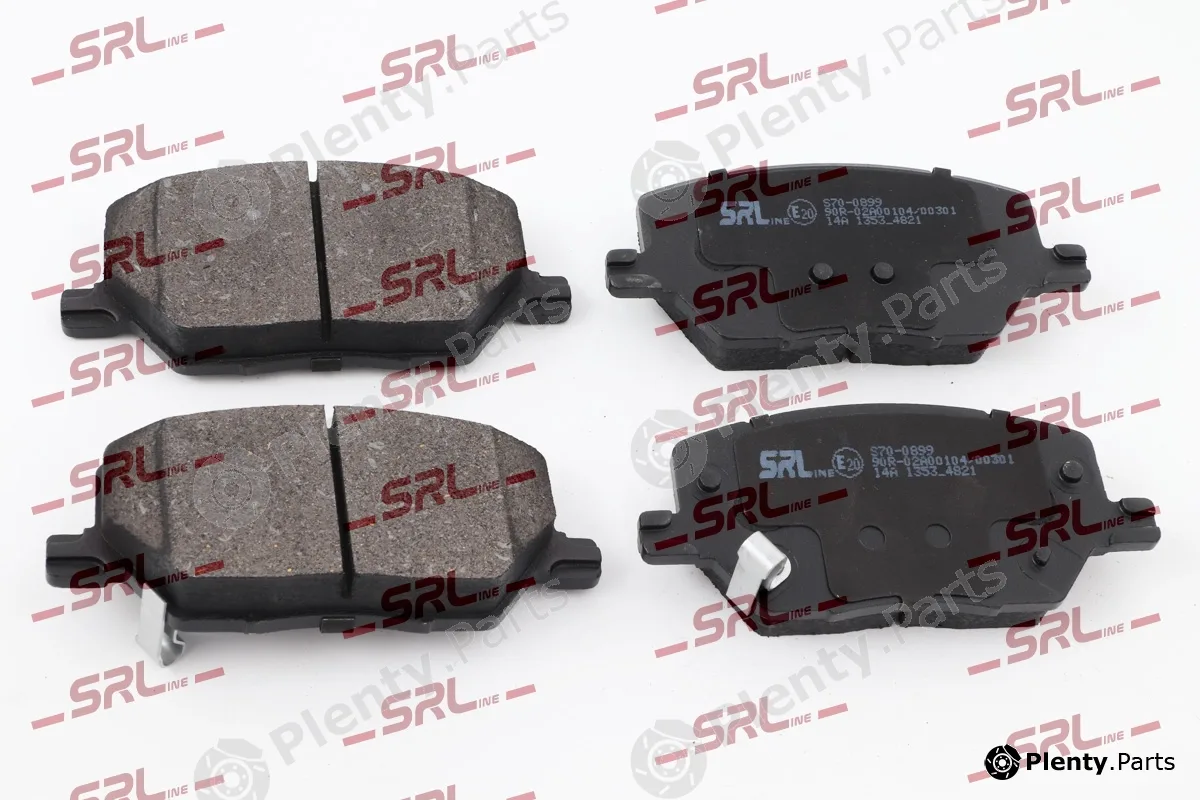 SRLine S70-0899 — Brake Pad Set, disc brake