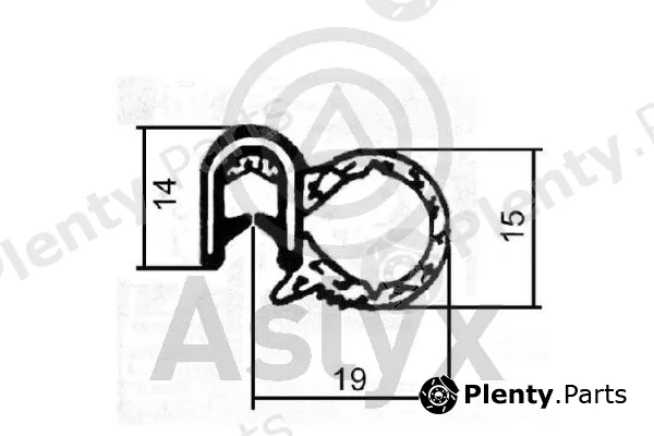 Aslyx AS-200245 — Door Seal