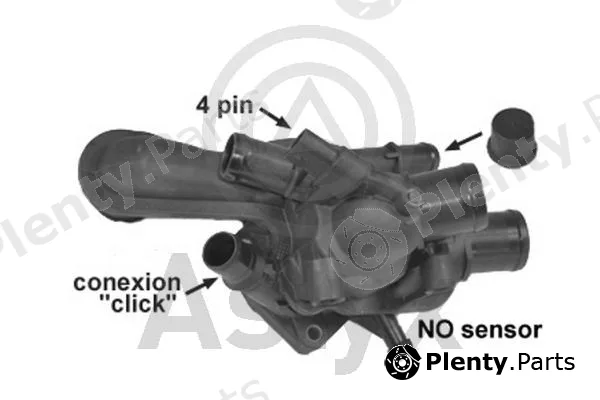 Aslyx AS-503968 — Coolant Flange