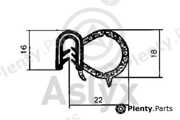 Aslyx AS-200246 — Door Seal
