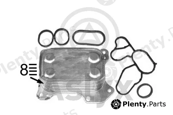 Aslyx AS-521190 — Oil Cooler, engine oil
