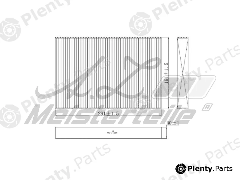 A.Z. Meisterteile AZMT-41-010-1578 — Filter, cabin air